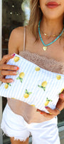 Small Makeup Bag | Lemon Sorbet