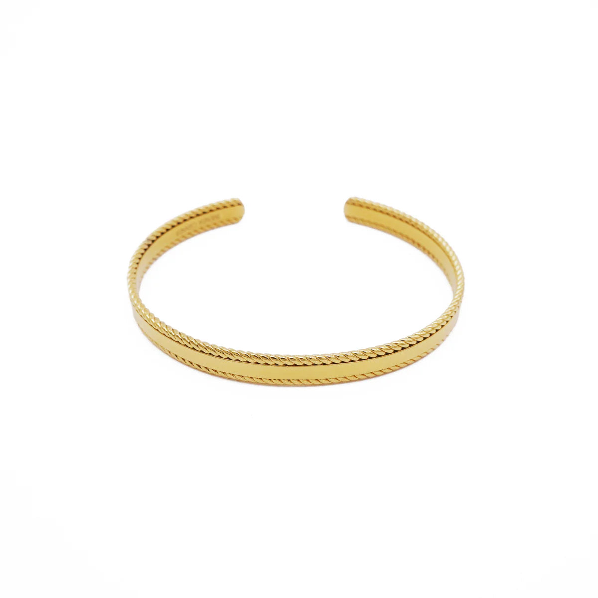 18K Gold Warrior Bangle