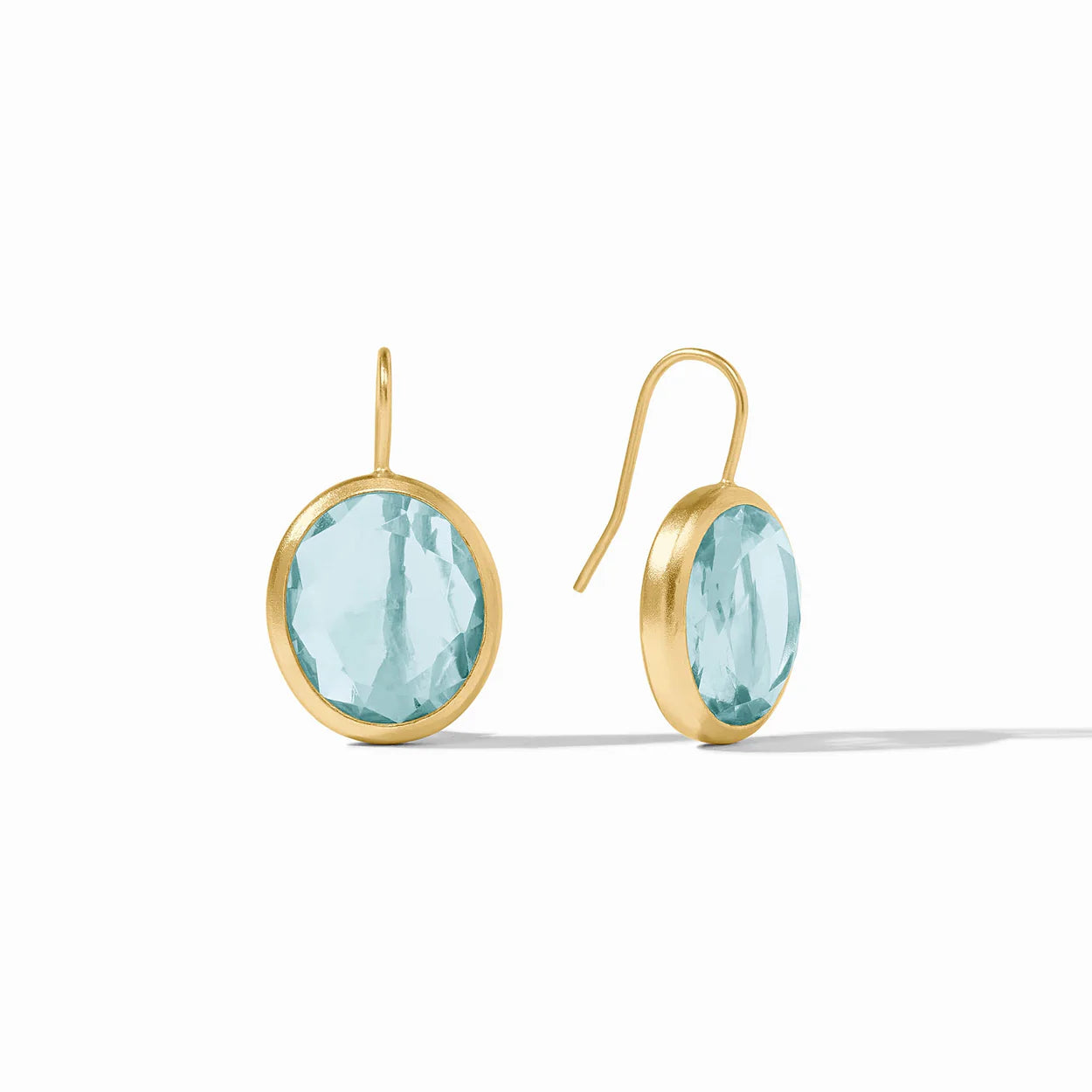 Julie Vos | Laguna Earrings | Aquamarine Blue