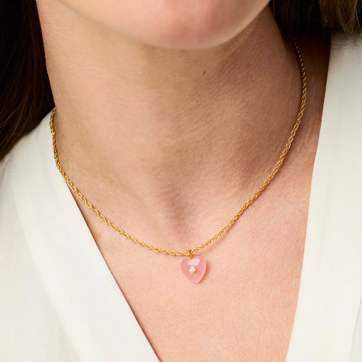 Julie Vos | Heart Delicate Necklace