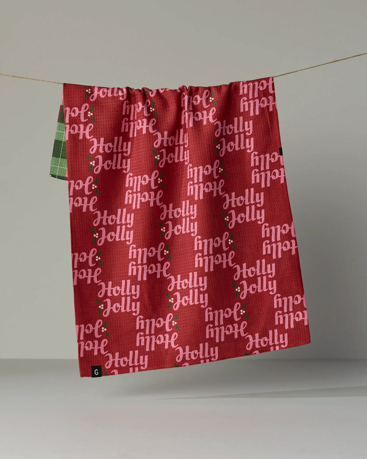 Geometry Kitchen Towel | Holly Jolly Xmas