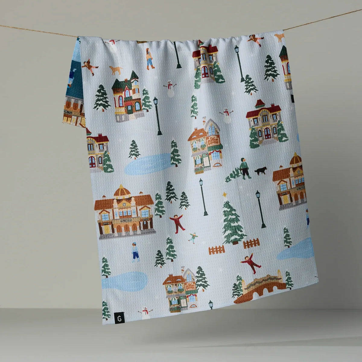 Geometry Kitchen Towel | Holiday Nostalgia