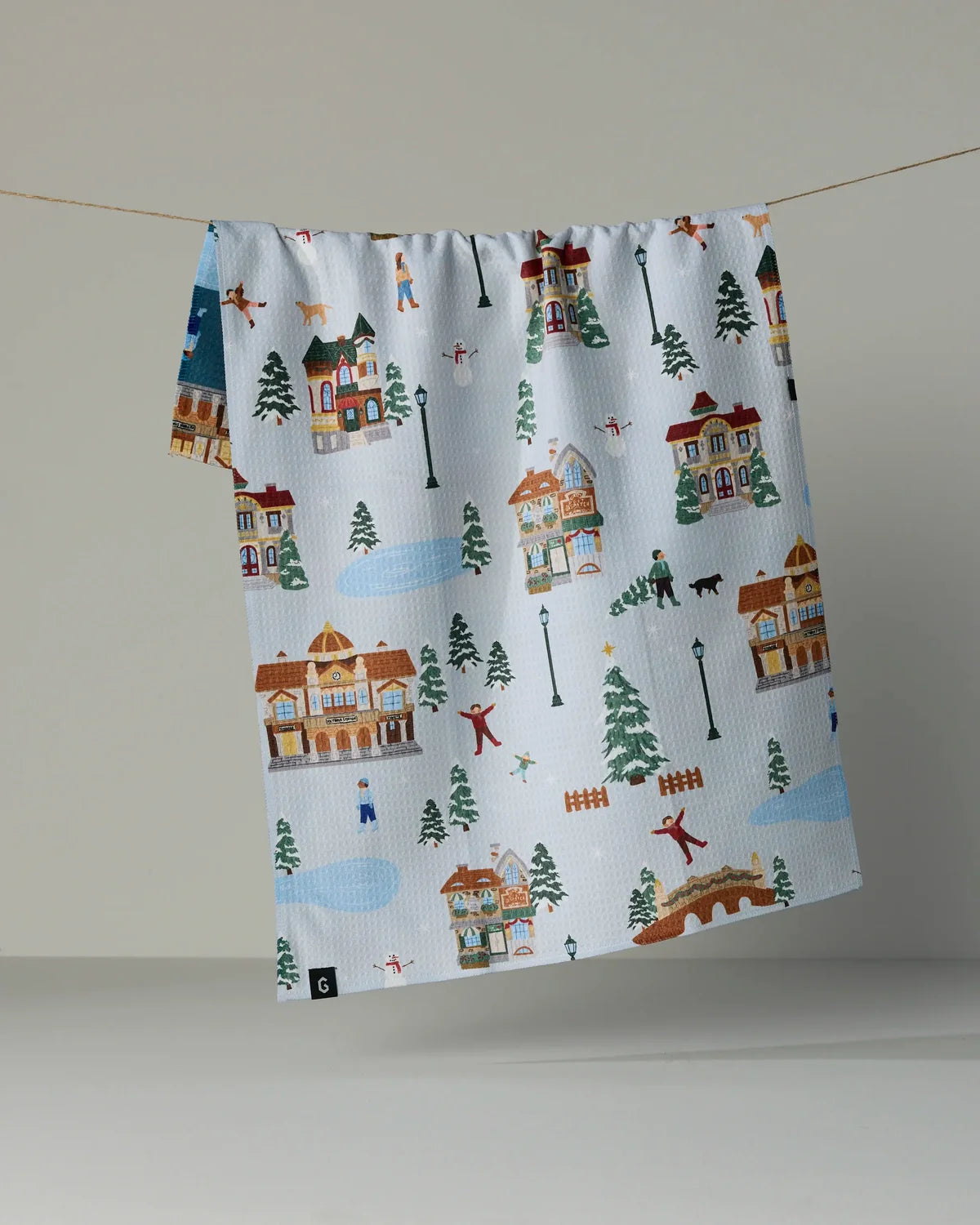 Geometry Kitchen Towel | Holiday Nostalgia