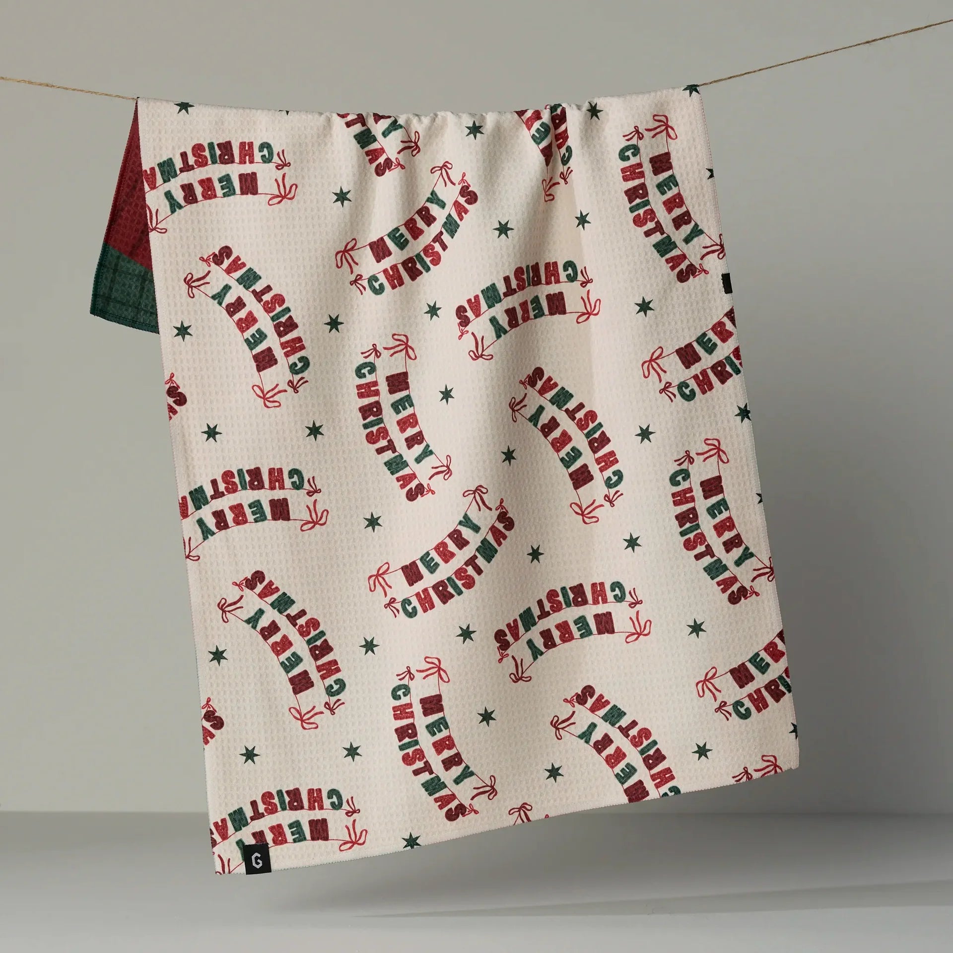 Geometry Kitchen Towel | Christmas Crafts