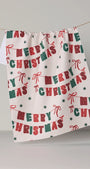 Geometry Tea Towel | Christmas Banner