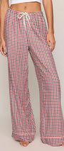 Jolly Gingham Pant | Ruby Red