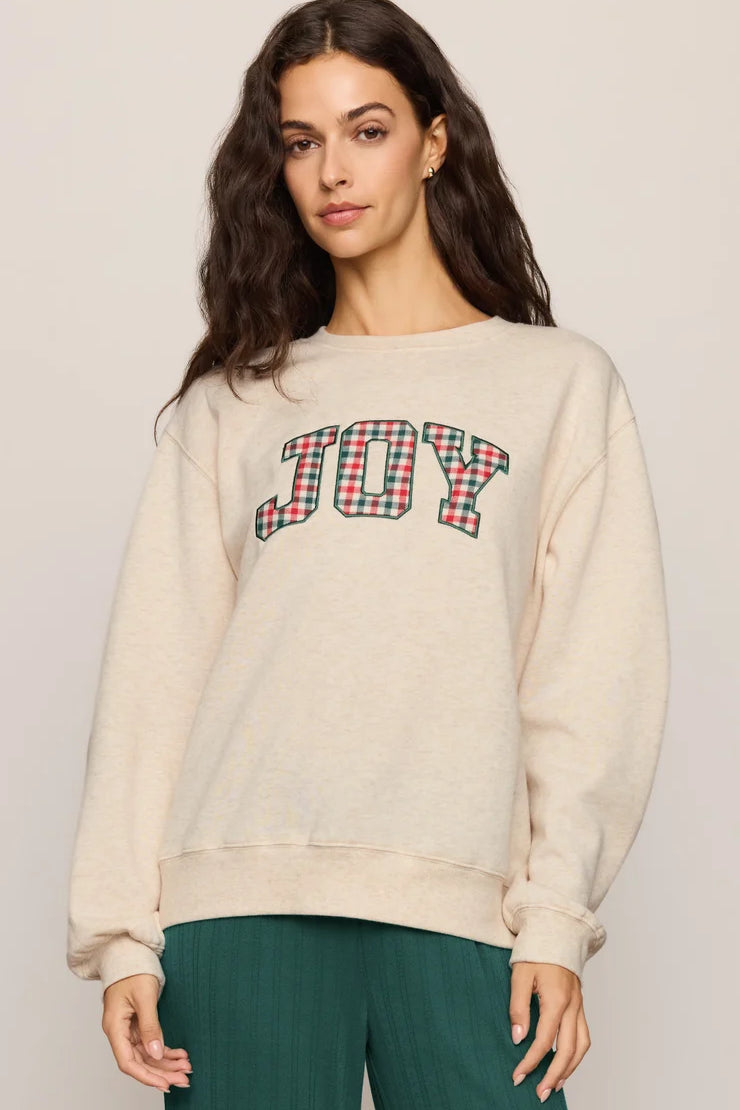 Holiday Sweatshirt | Light Oatmeal Heather