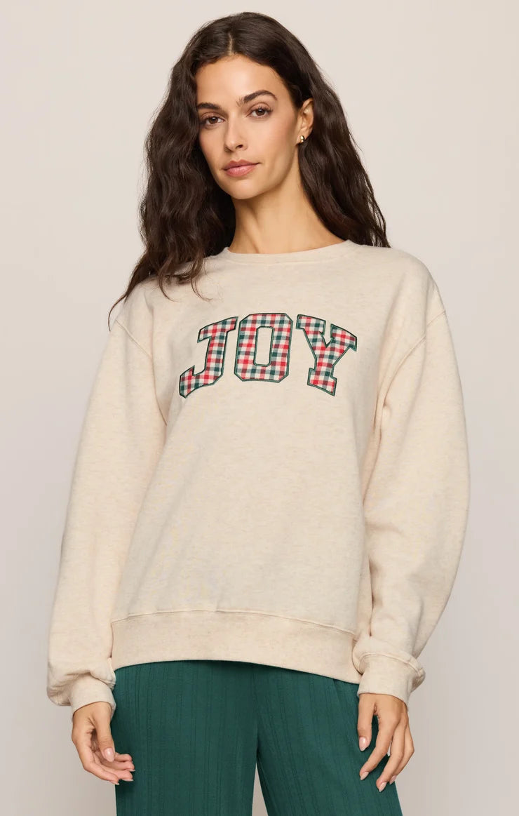 Holiday Sweatshirt | Light Oatmeal Heather