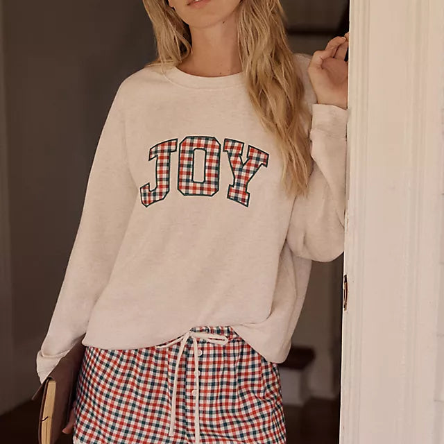 Holiday Sweatshirt | Light Oatmeal Heather