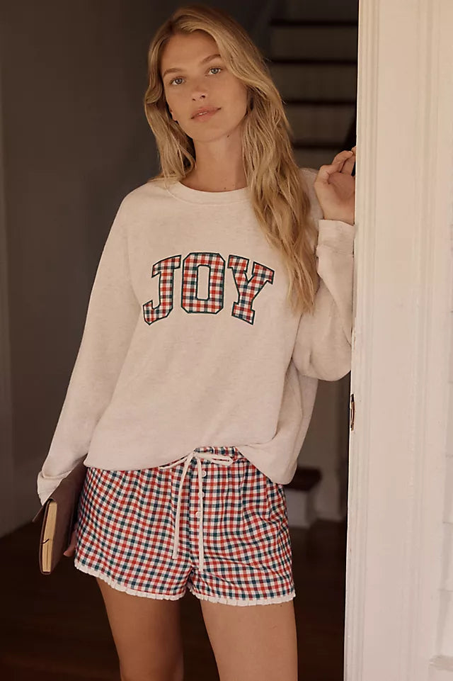 Holiday Sweatshirt | Light Oatmeal Heather