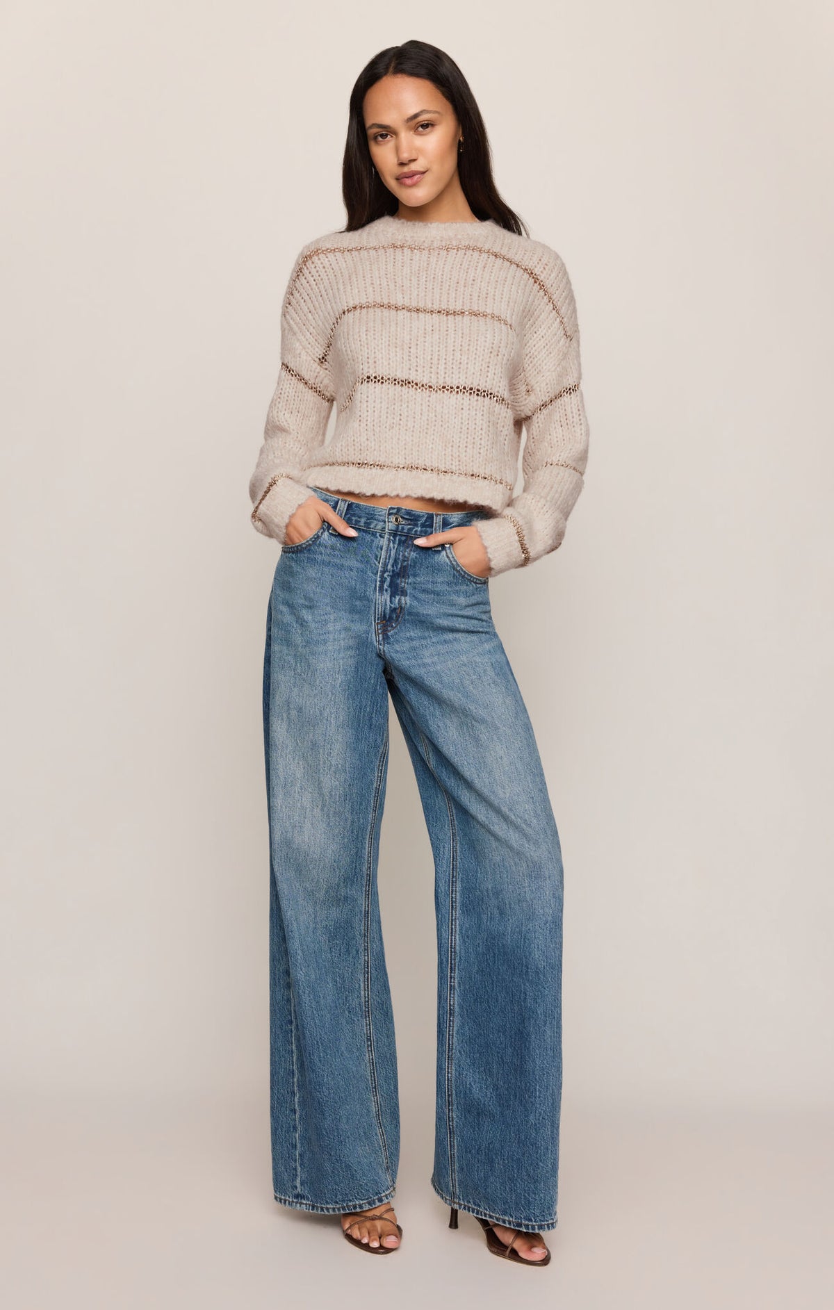 Shine Bright Sweater | Frosted Pearl