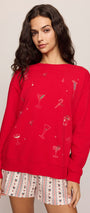 Holiday Cheer Sweatshirt | Ruby Red