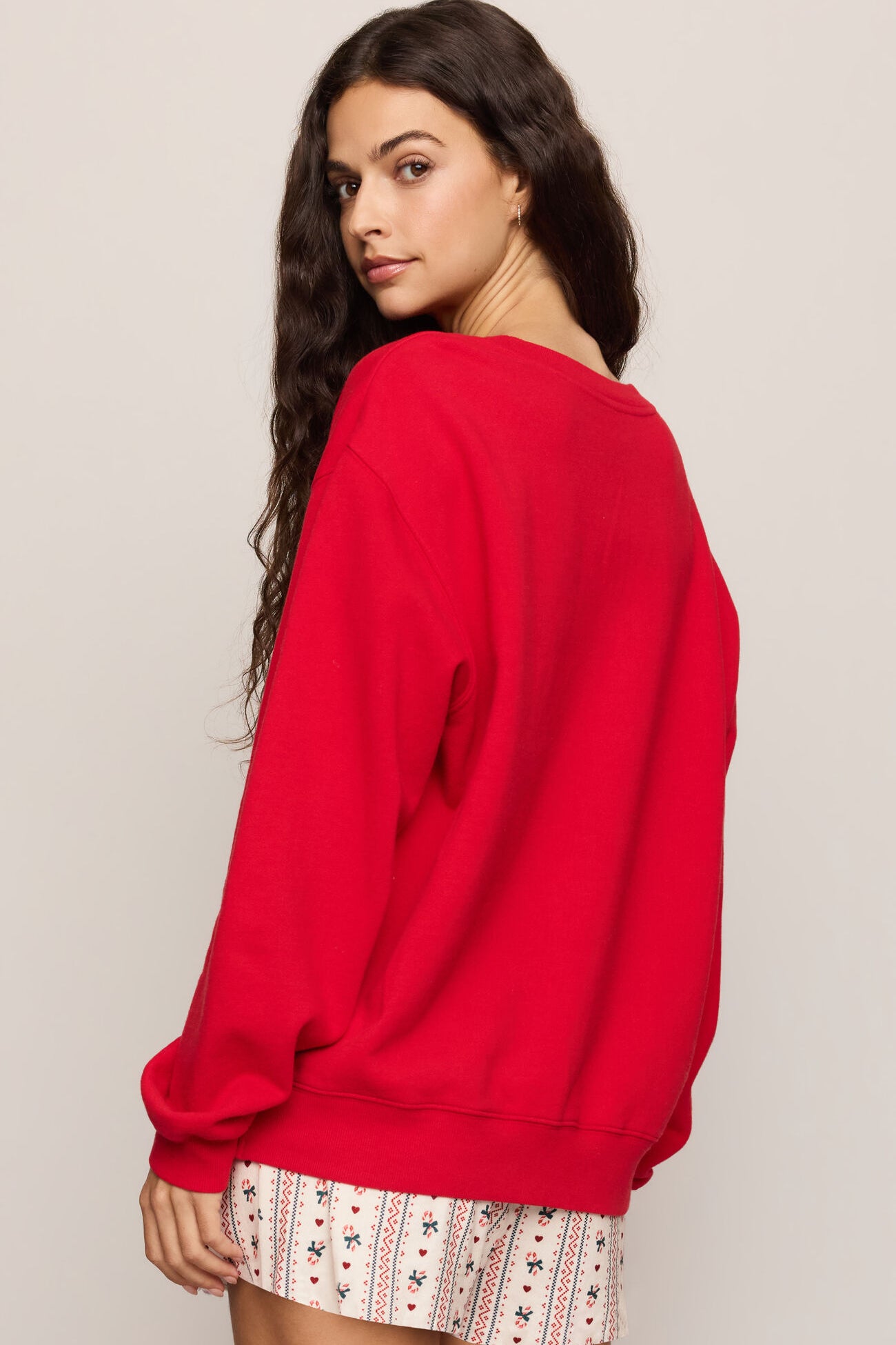 Holiday Cheer Sweatshirt | Ruby Red
