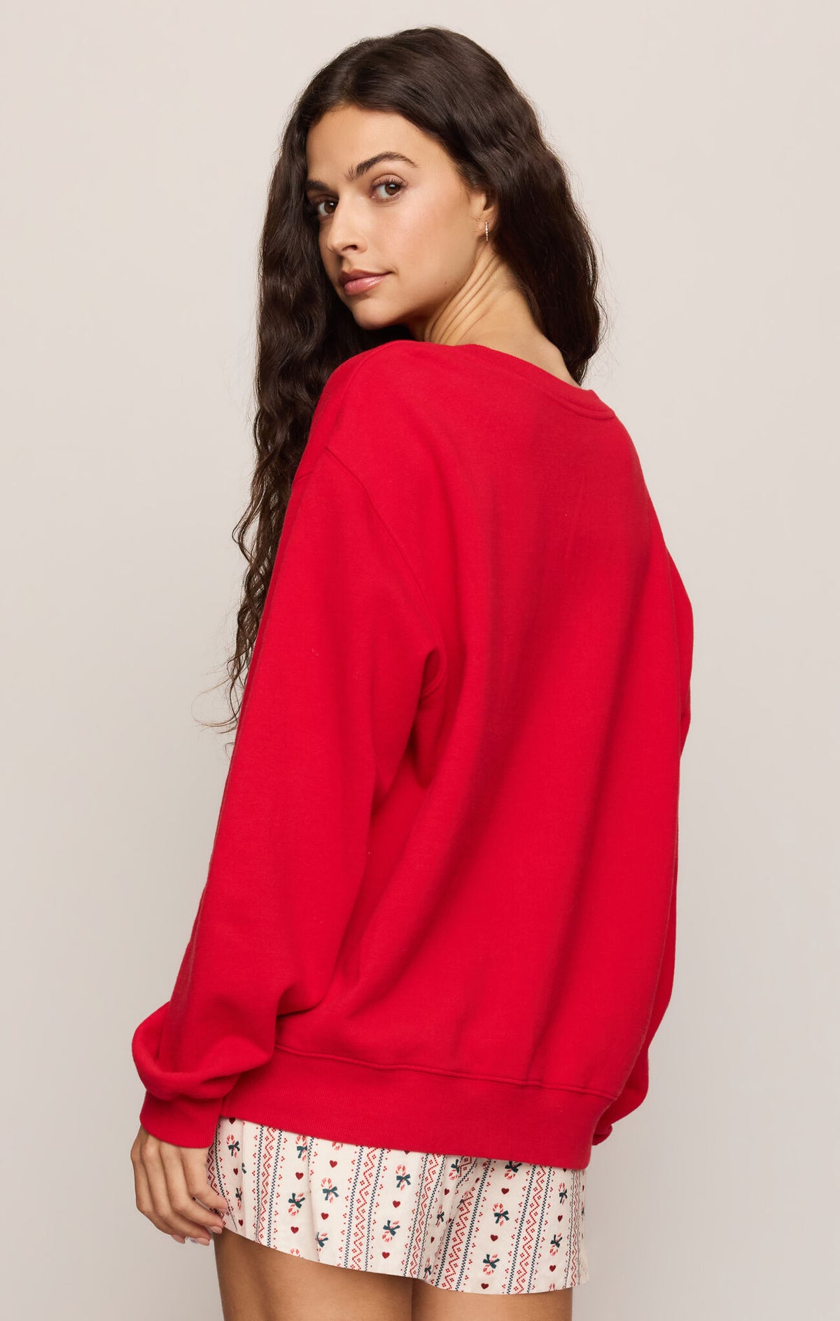 Holiday Cheer Sweatshirt | Ruby Red
