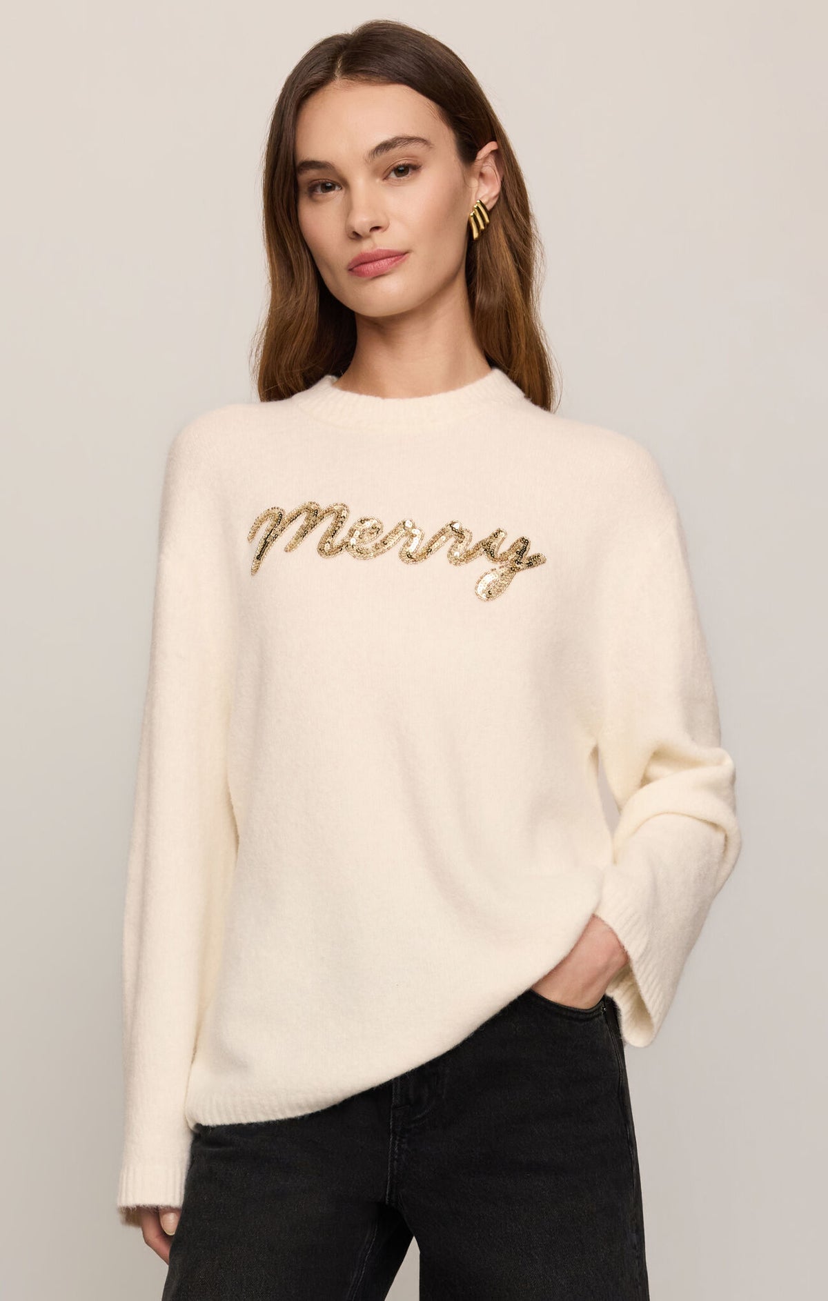 Merry and Bright Sweater | Sandstone