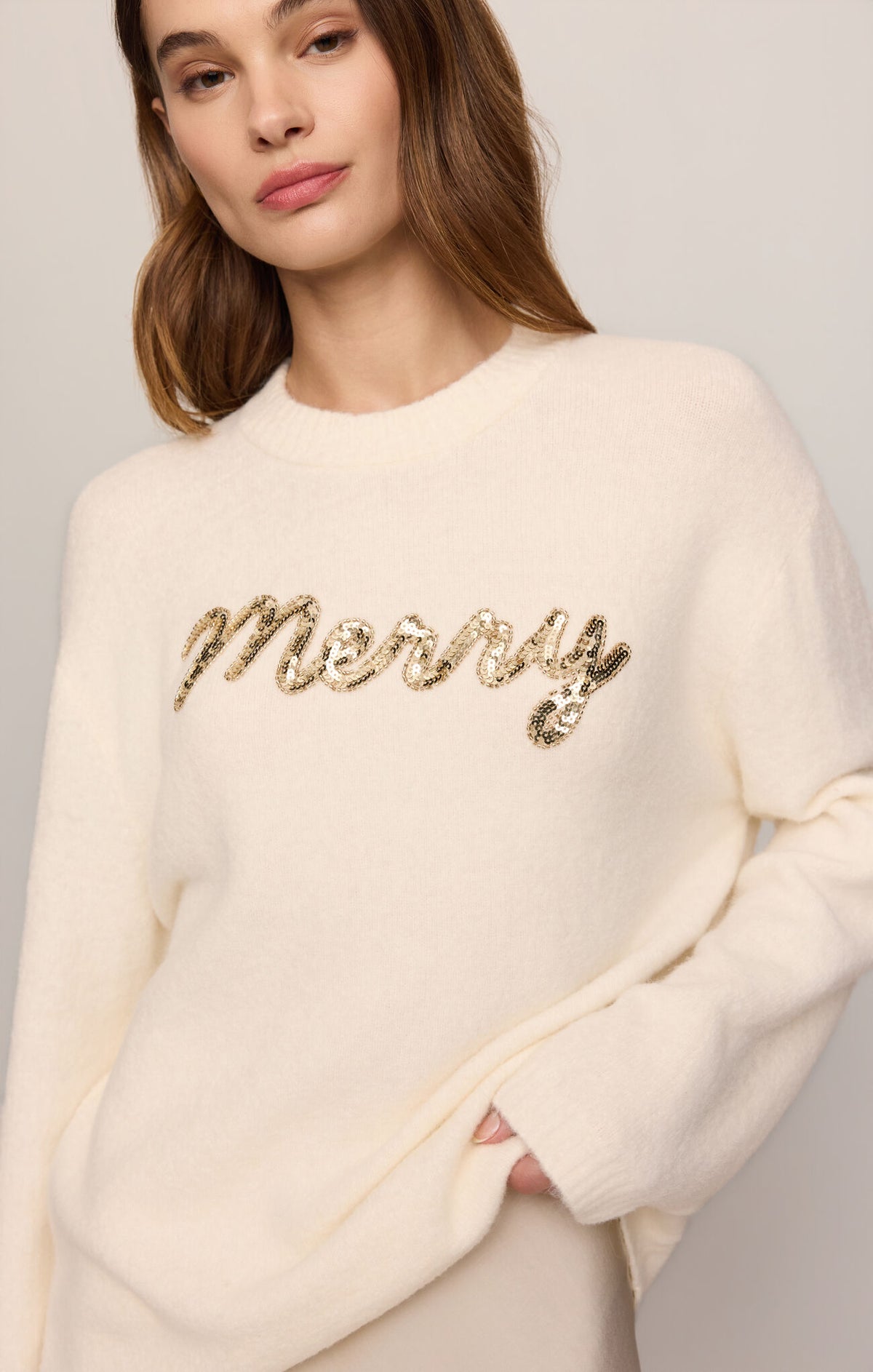 Merry and Bright Sweater | Sandstone