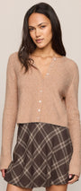 Medina Open Knit Cardigan | Toasted Almond