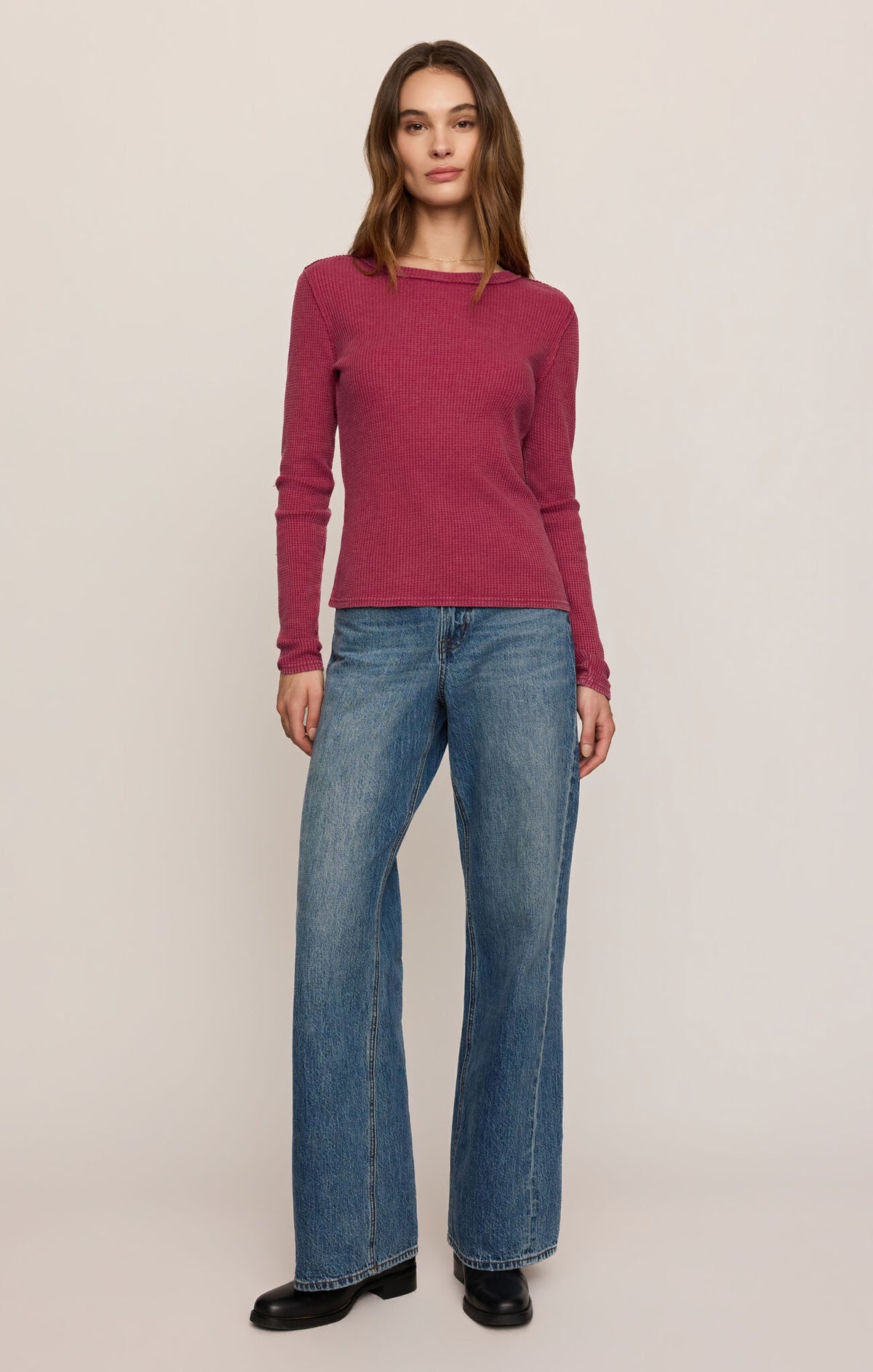 Arlet Mini Thermal Top | Red Dahlia