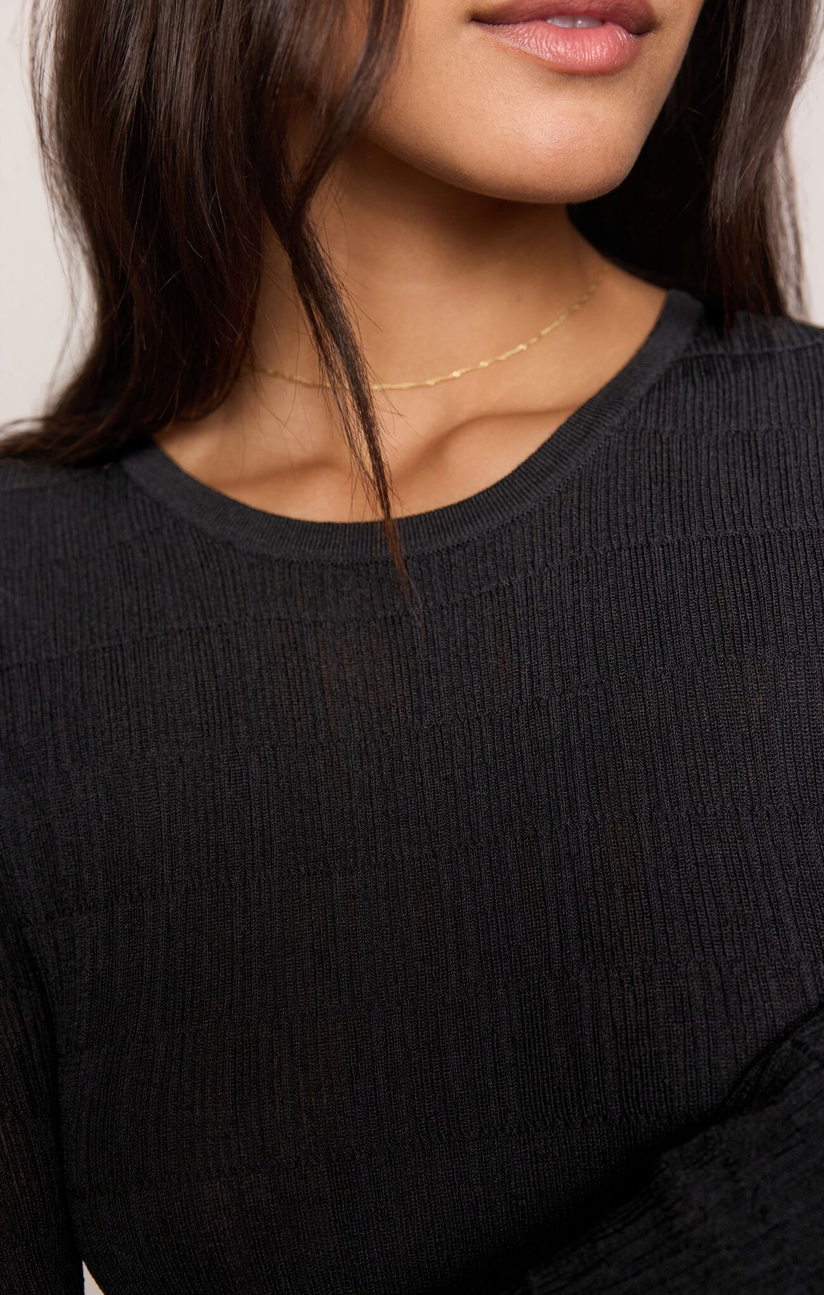 Free Fall Sweater Top | Black