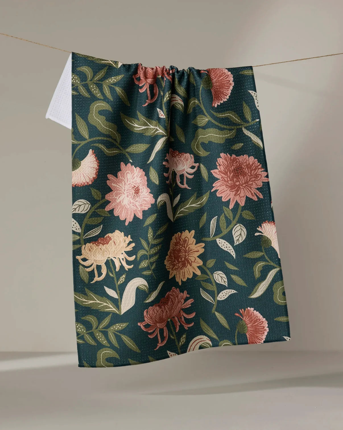 Geometry Tea Towel | Chrysanthemums