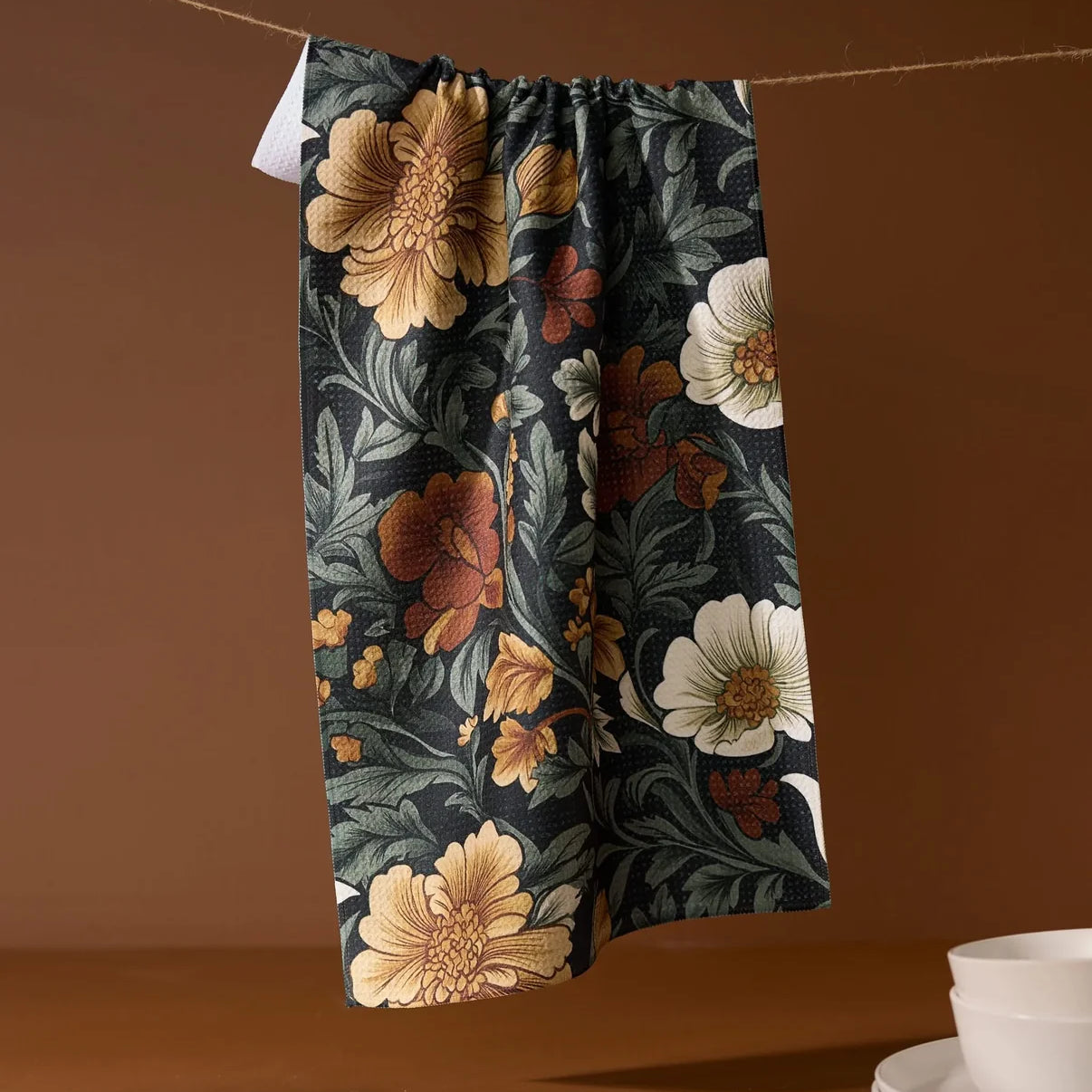 Geometry Tea Towel | Classic Floral