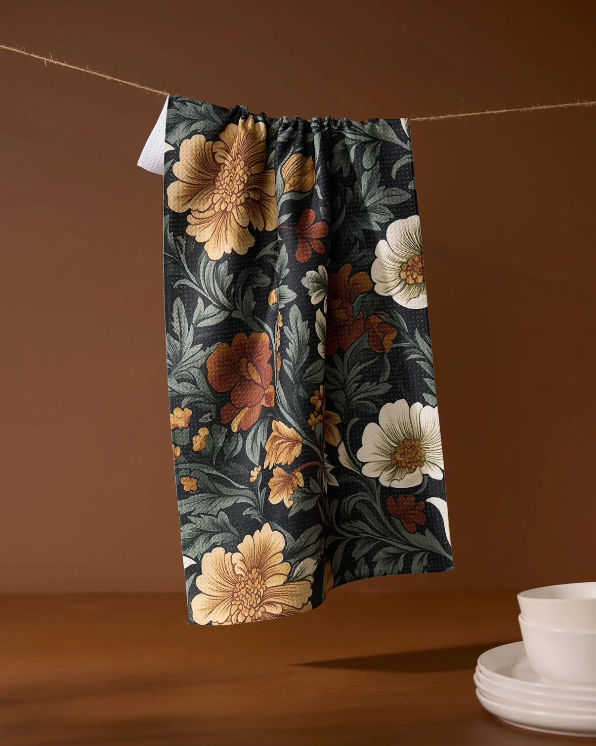 Geometry Tea Towel | Classic Floral