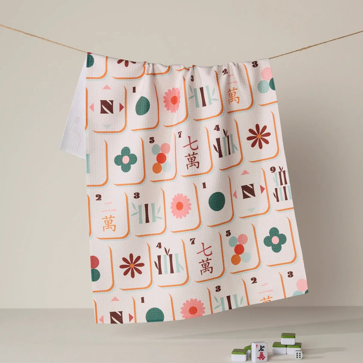 Geometry Tea Towel | Cypress Tile Toss