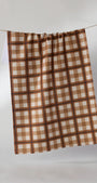 Geometry Tea Towel | Rich Cocoa