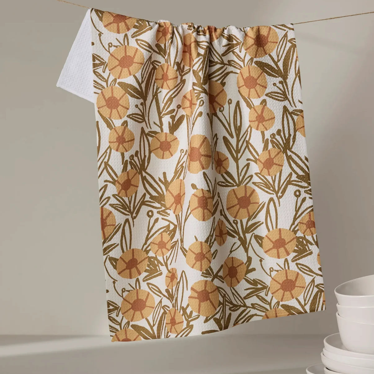 Geometry Tea Towel | Sunflower Fields