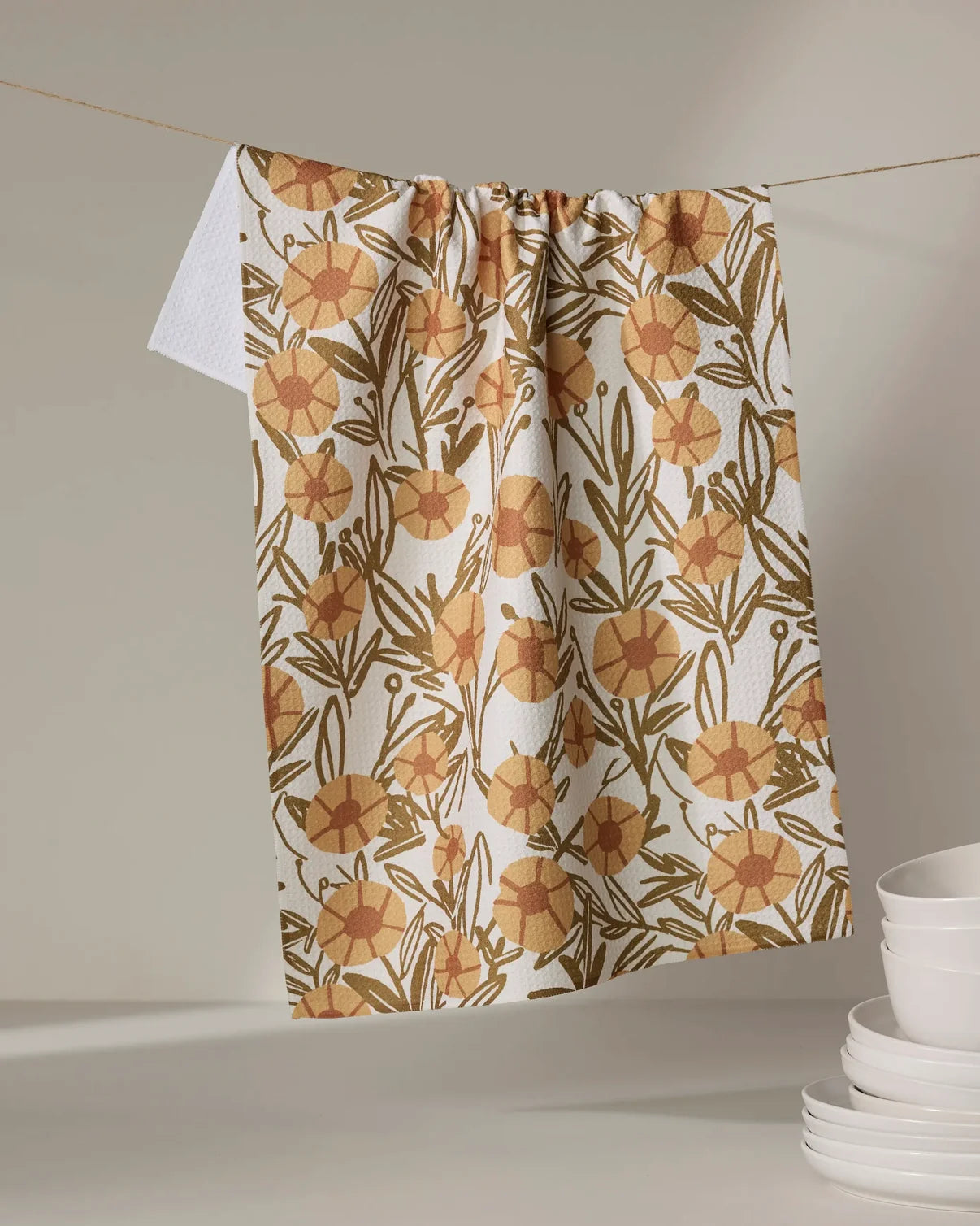 Geometry Tea Towel | Sunflower Fields