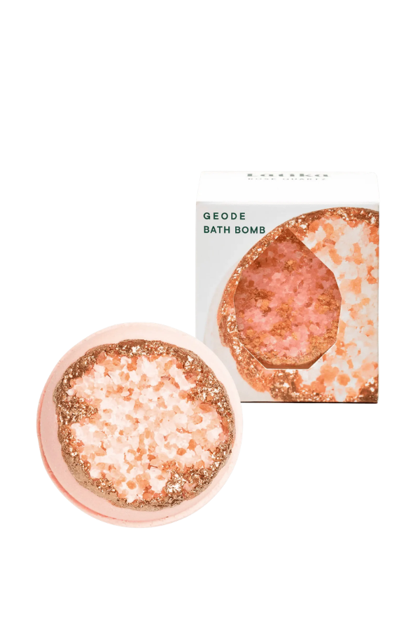 Geode Bath Bomb | Rose Quartz