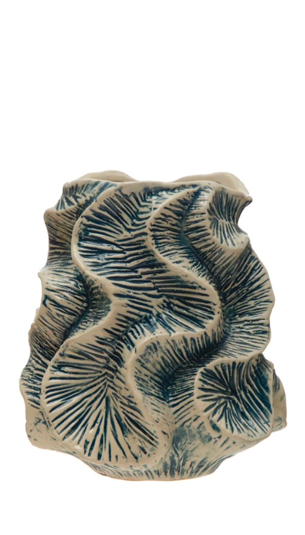 Organic Shaped Vase | Stoneware