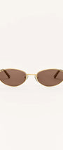 Z Supply | Palisades Polarized Sunglasses | Satin Gold Brown