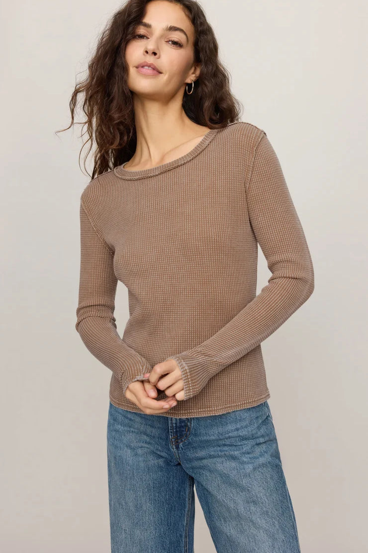Arlet Mini Thermal Top | Saddle Suede
