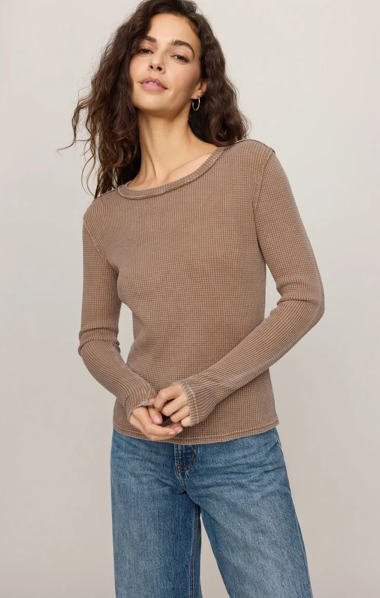 Arlet Mini Thermal Top | Saddle Suede