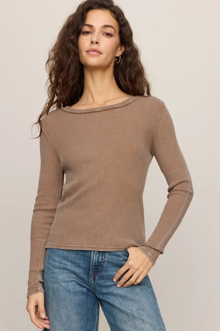 Arlet Mini Thermal Top | Saddle Suede