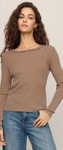 Arlet Mini Thermal Top | Saddle Suede