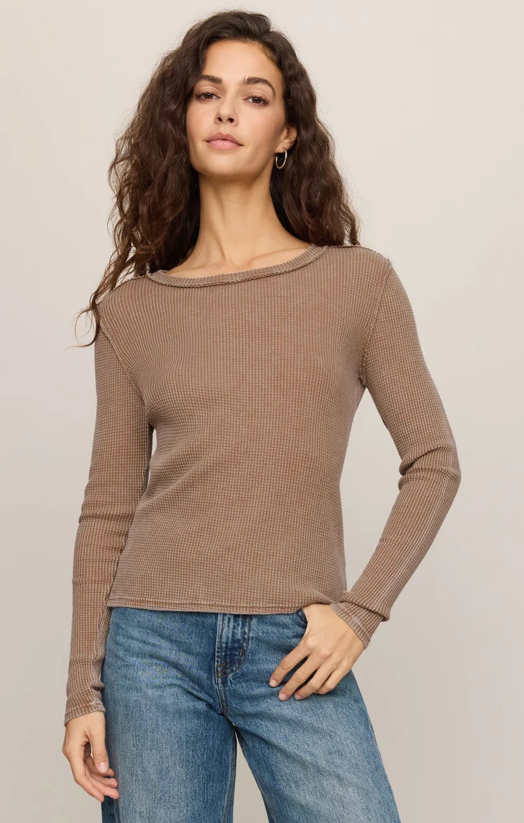 Arlet Mini Thermal Top | Saddle Suede
