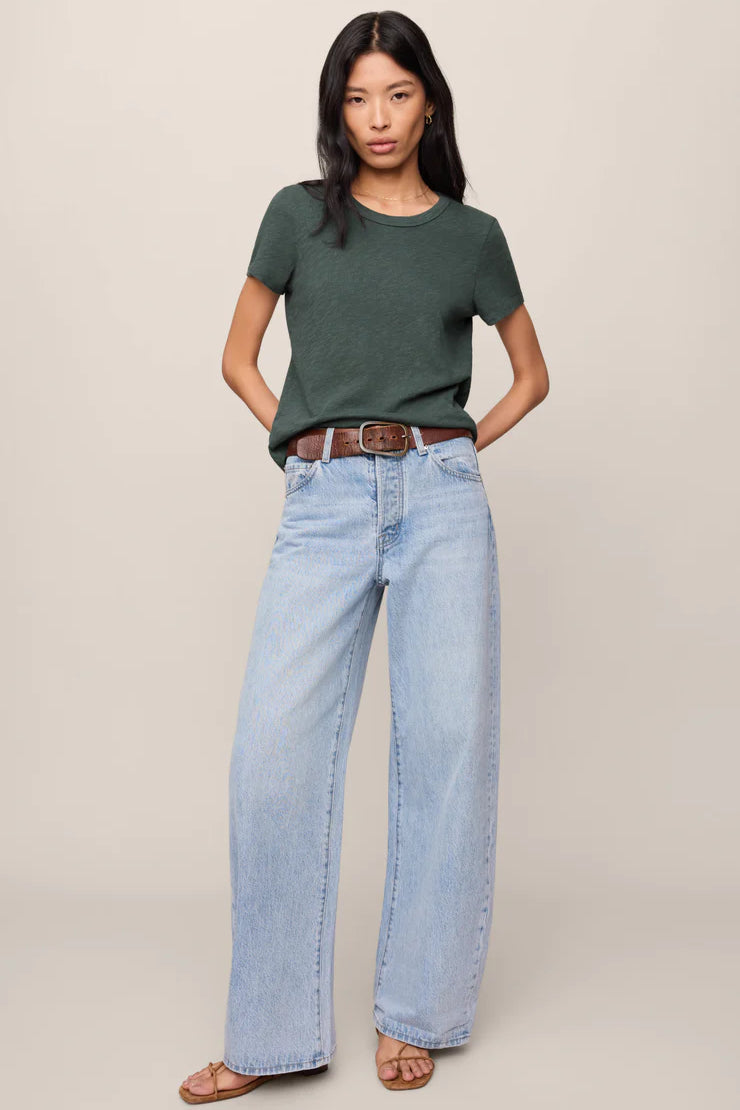 Z Supply | Junie Slub Tee Shirt | Emerald Cove