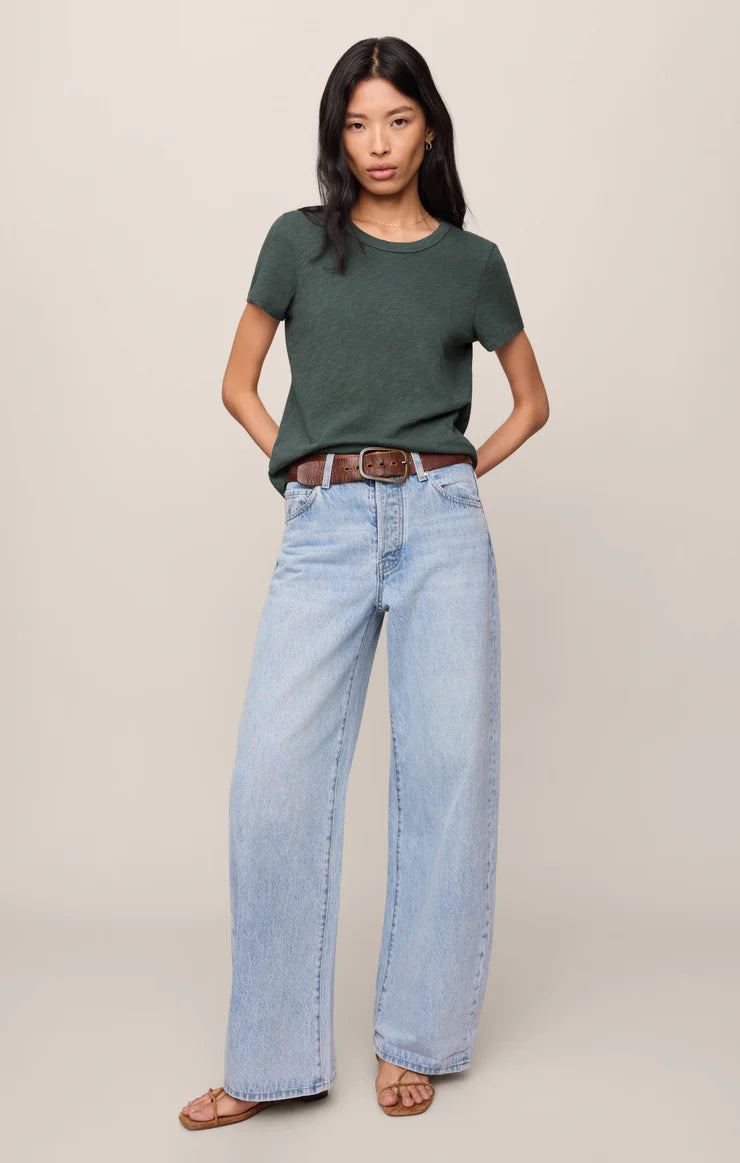 Z Supply | Junie Slub Tee Shirt | Emerald Cove