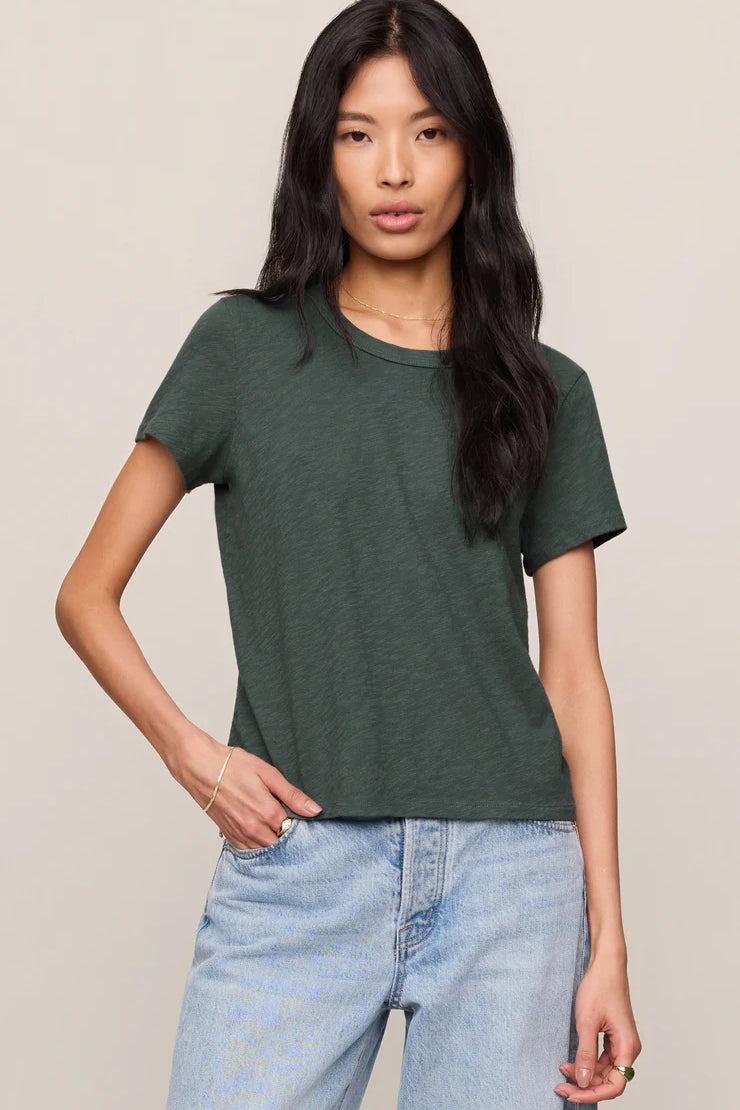 Z Supply | Junie Slub Tee Shirt | Emerald Cove