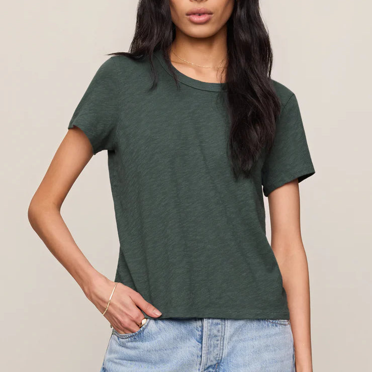 Z Supply | Junie Slub Tee Shirt | Emerald Cove