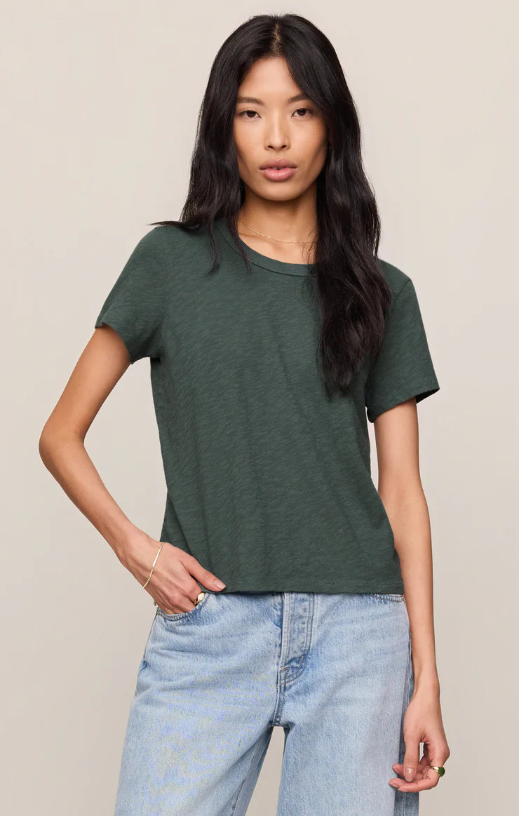 Z Supply | Junie Slub Tee Shirt | Emerald Cove