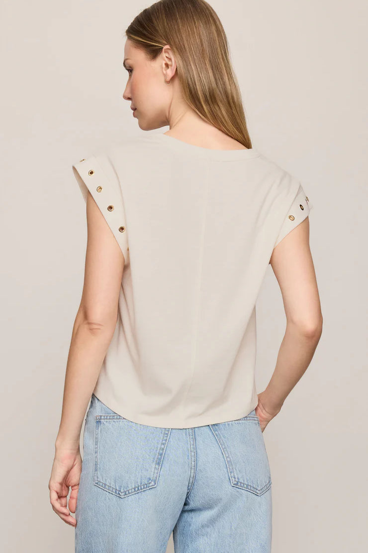 Camino Grommet Top | Sandstone