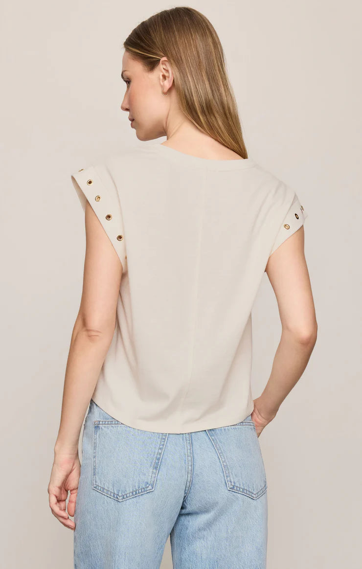 Camino Grommet Top | Sandstone