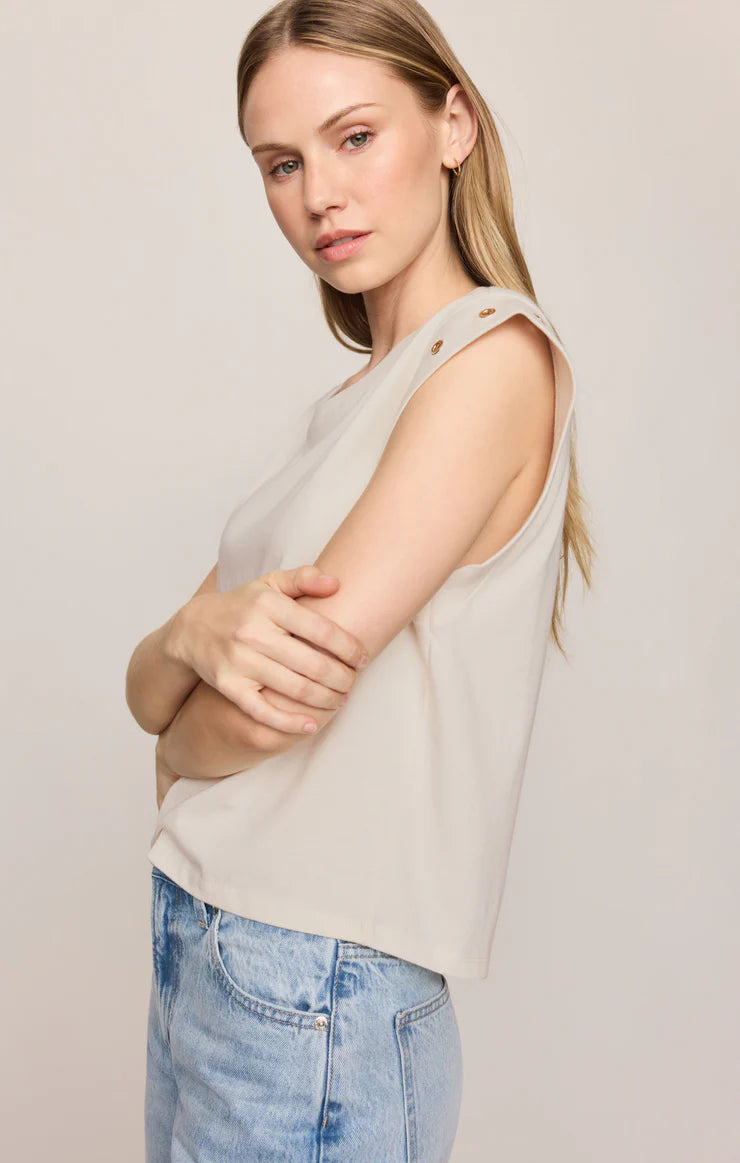 Camino Grommet Top | Sandstone