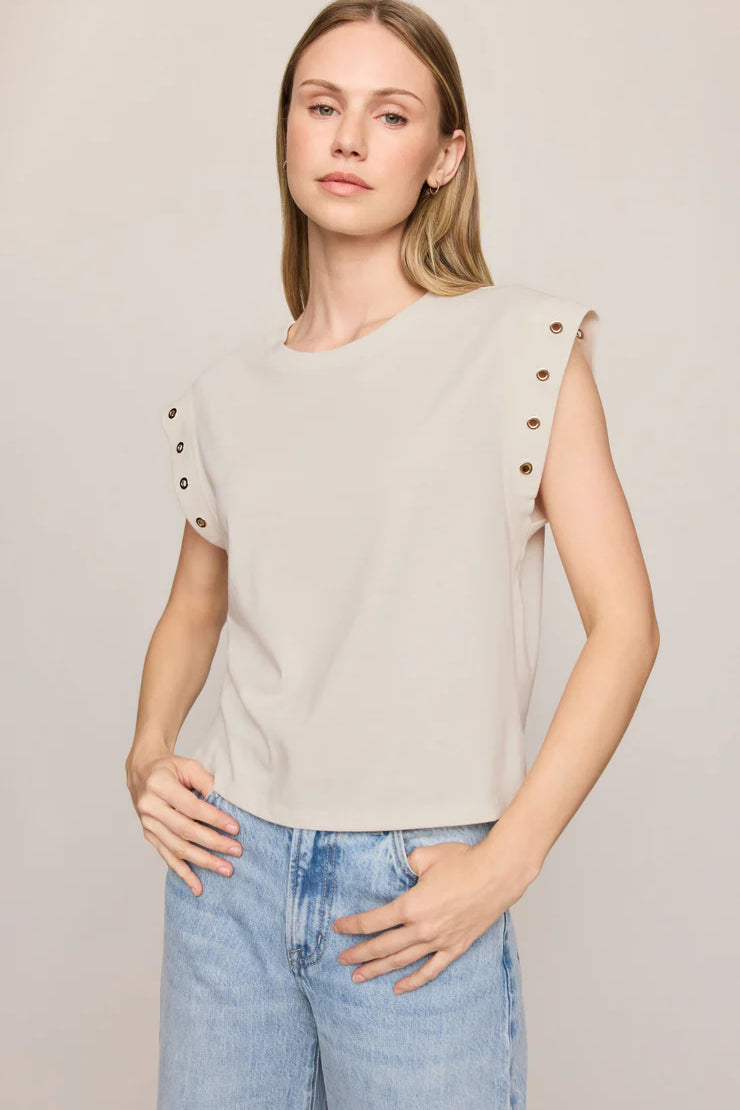 Camino Grommet Top | Sandstone