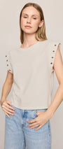 Camino Grommet Top | Sandstone