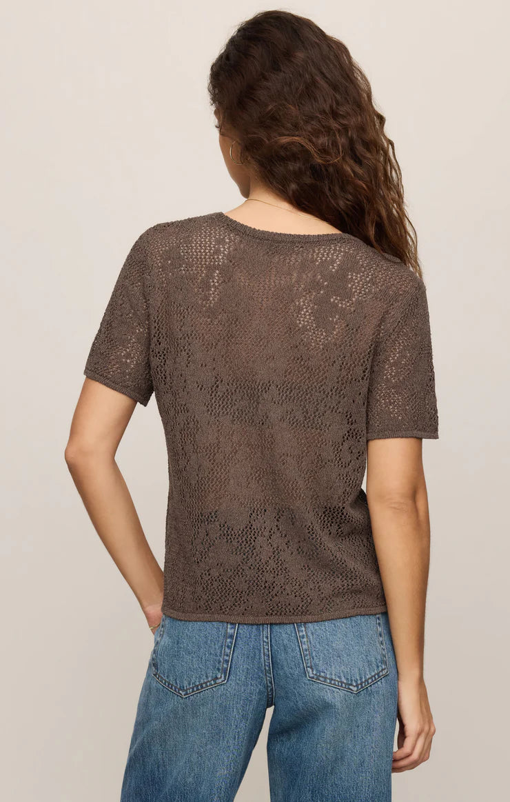 Waverton Crochet Top | Cocoa Latte