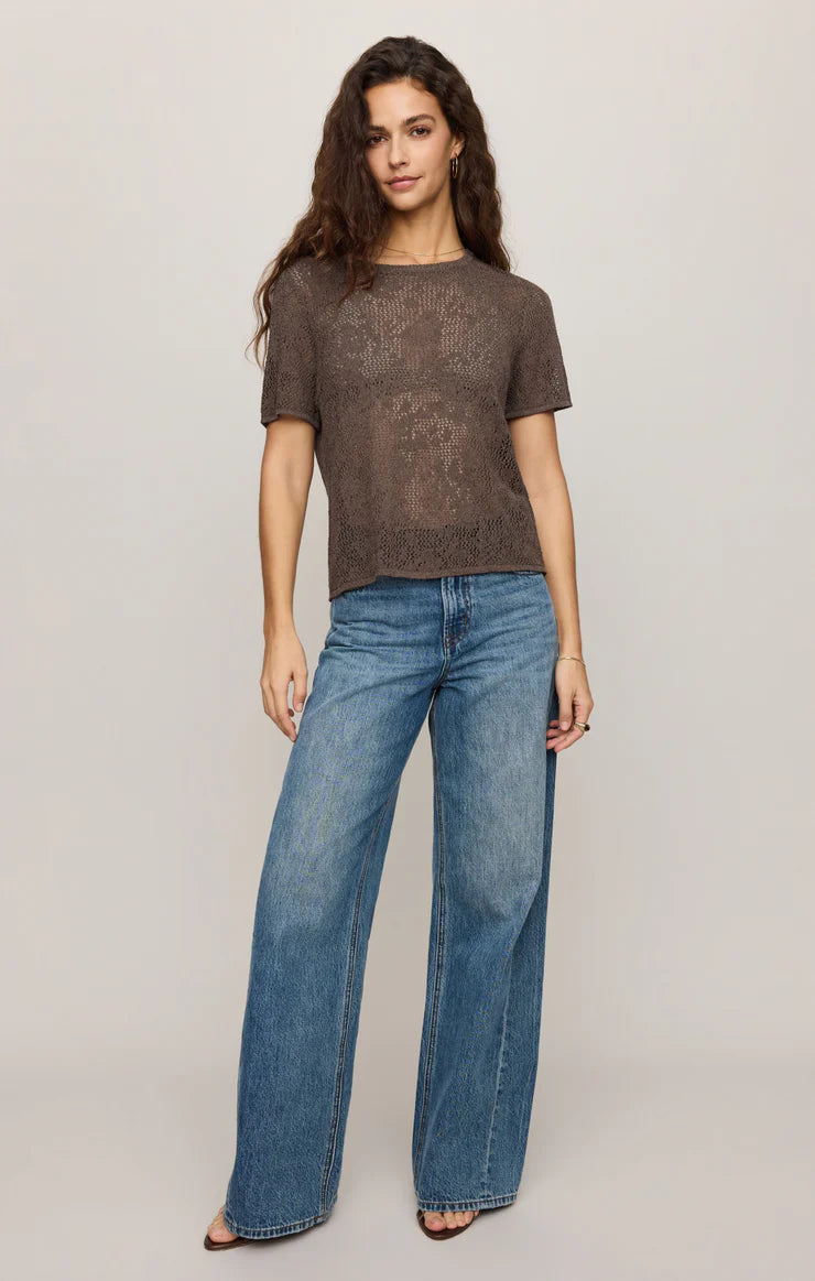 Waverton Crochet Top | Cocoa Latte